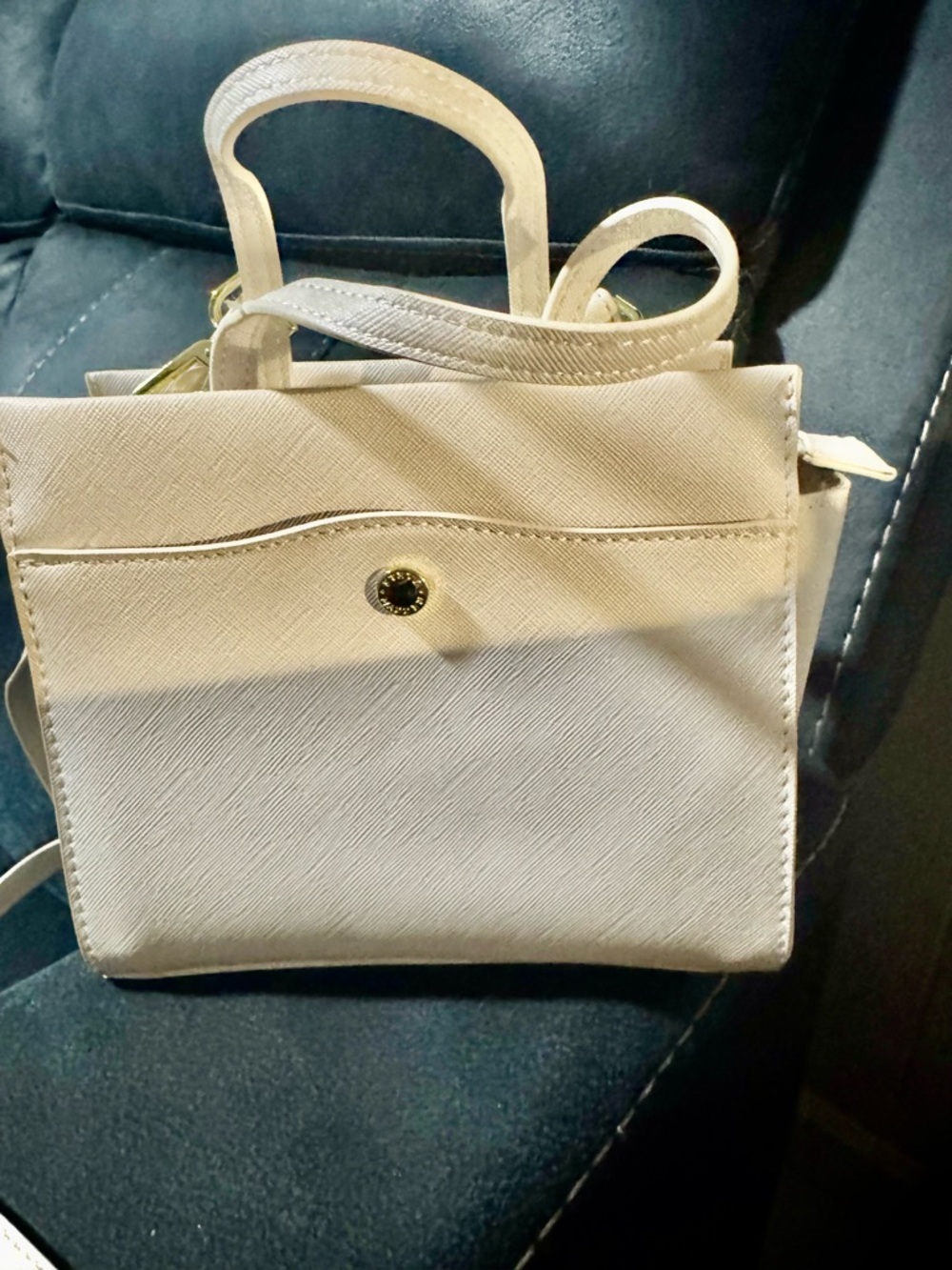 Women’s Cream Mini Tote Crossbody Bag